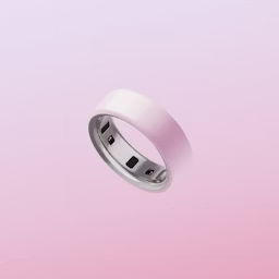 Oura Ring 4 in Ceramic Petal finish, product image